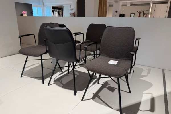 6x PAUL LINDBERG NOAH ARMLEHNSTUHL